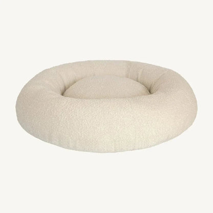 Luxury Boucle Dog Bed